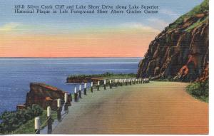 US    PC924 SILVER VREEK CLIFF ALONG LAKE SUPERIOR