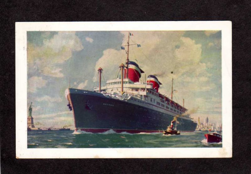 S S America Steamer Steamship Steam Ship Cruise Ship Liner Postcard