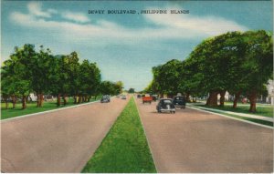 PC PHILIPPINES, DEWEY BOULEVARD, Vintage Postcard (b38809)