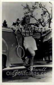 Jane Powell Tennis Unused 