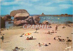 Postcard Modern Tresgastel C N City Tourist Europe Coz Pors beach