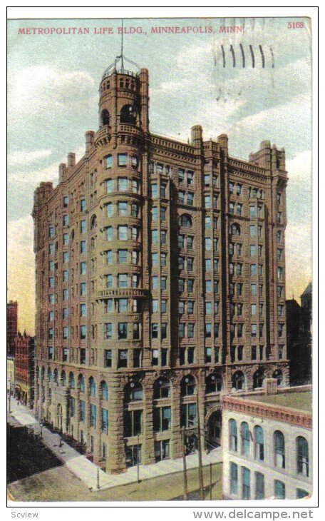 Metro Life Bldg , MINNEAPOLIS , Minnesota , PU-1907