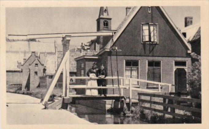 Netherlands Greetings From Volendam Village Scene Real Photo