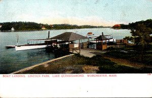 Massachusetts Worcester Lake Quinsigamond Lincoln Park Boat Landing