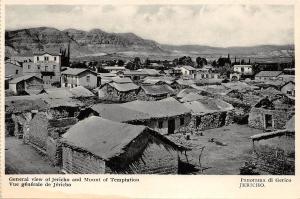 BF2491 general view of jericho and mount of temptation israel