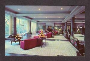 TX Menger Hotel Lobby SAN ANTONIO TEXAS POSTCARD