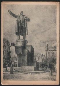 117599 LENINGRAD Monument to LENIN by PAVLOV Vintage PC