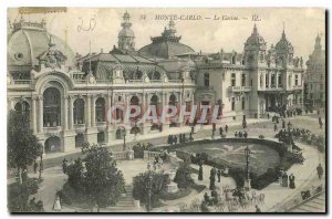 Old postcard Monte Carlo Casino
