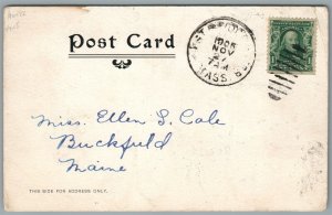 WEST BRIDGEWATER MA HOWARD SEMINARY ANTIQUE POSTCARD