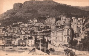 Vintage Postcard 1910's Monte Carlo La Condamine Central Ward In Monaco