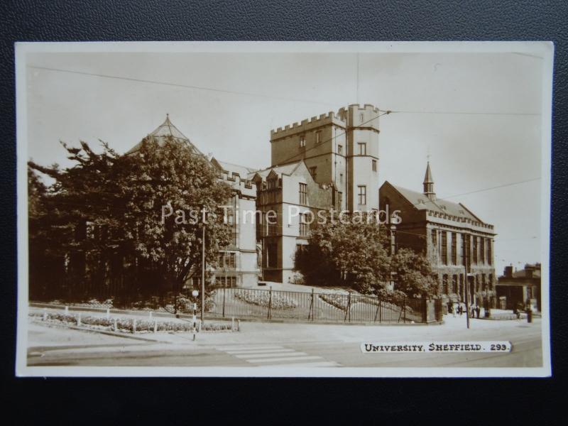 Yorkshire SHEFFIELD UNIVERSITY c1950's RP Postcard by Bamforth & Co.