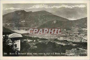 Postcard Modern Monte S Severability Kulm vista Alpi e il Monte Rosa