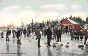 Tayport, Scotland, Near Dundee Scotland Curling Unused some corner wear