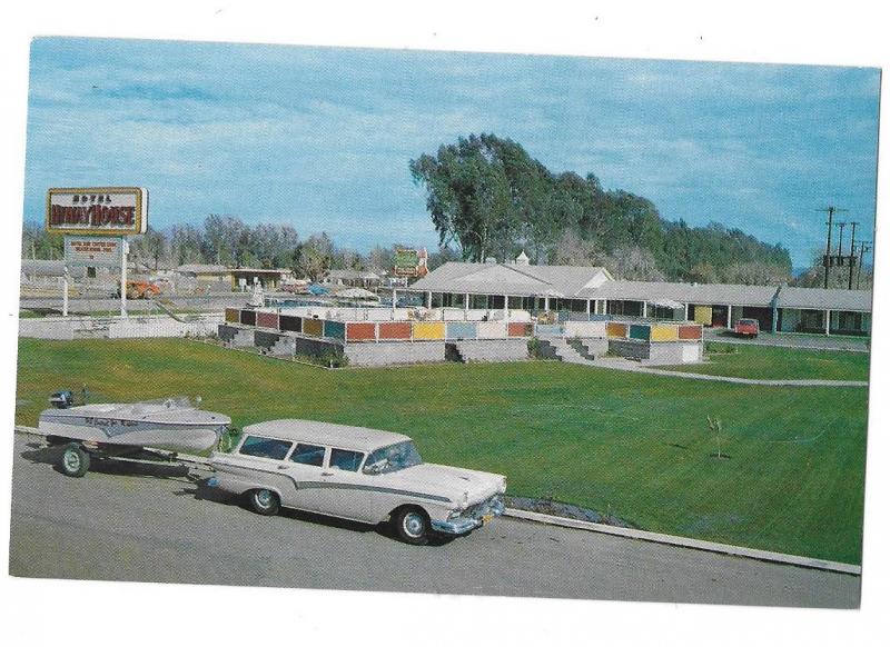 Highway House Motel Later Ramada Inn Blythe California Ford Station Wagon Front