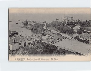 Postcard Le Port Vieux et le Sémaphore Biarritz France