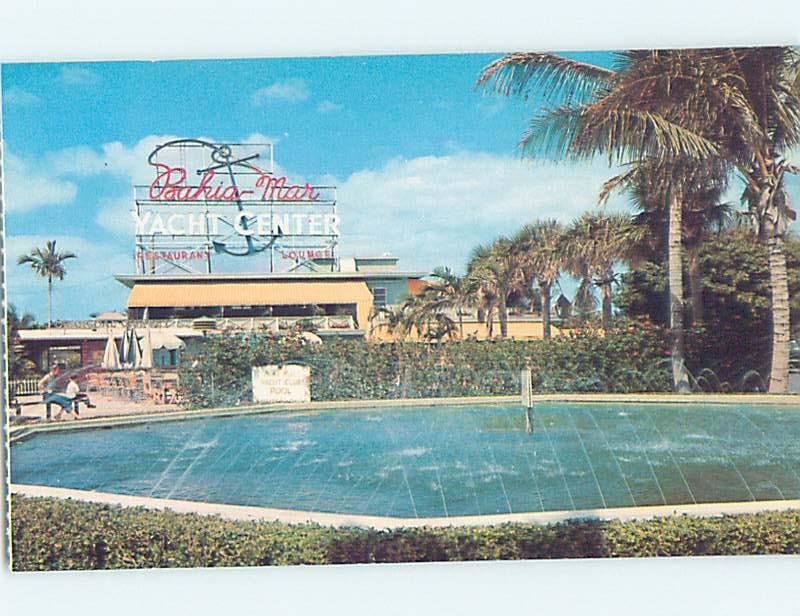 Pre-1980 BAHIA MAR YACHT CENTER RESTAURANT Fort Lauderdale Florida FL hn0784