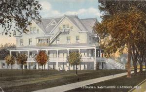 Hastings Nebraska Sanitarium Exterior Street View Antique Postcard K16978