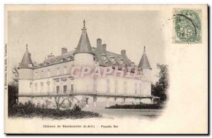 Chateau de Rambouillet Postcard Old East Facade