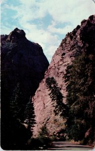 Pillars Hercules South Cheyenne Canon Pikes Peak Region Colorado CO Postcard VTG 