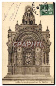 Old Postcard Beauvais Cathedral Astronomical Clock of Truth