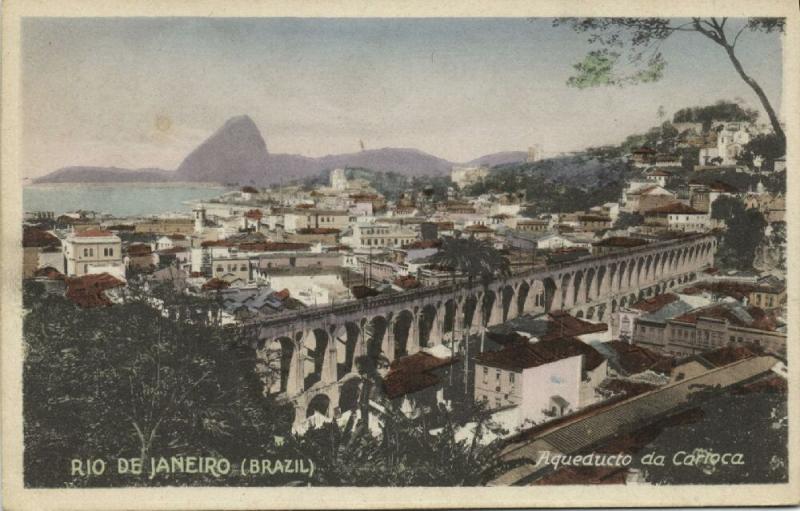 brazil, RIO DE JANEIRO, Aqueducto da Carioca (1930s)