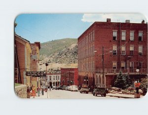 Postcard Eureka Street and Teller House, Central City, Colorado