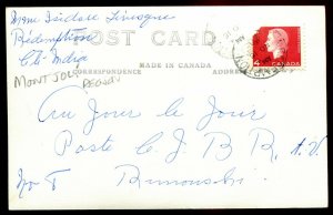 h2804 - Postmark REDEMPTION Quebec 1940s Panoramic View. Real Photo Postcard