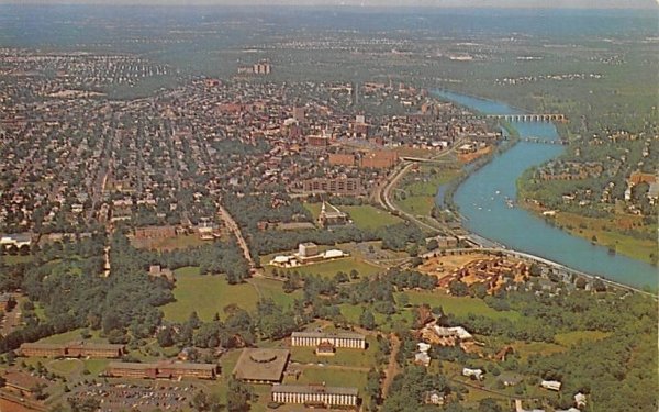 Airview of New Brunswick in New Brunswick, New Jersey