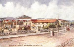 \Santos, Brasil\ Tuck Postcard on Board R.M.S.P.