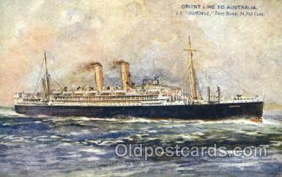 S.S. Ormonde Twin Screw 14,853 Ton Orient Line to Australia  S.S. Ormonde