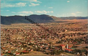View from the School of Mines Butte Montana Postcard PC350