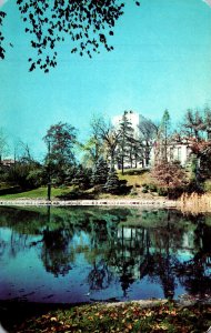 VINTAGE POSTCARD WILLIAM OXLEY THOMPSON MEMORIAL LIBRARY OHIO STATE UNIVERSITY