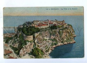 191589 FRANCE MONACO MONTE-CARLO Rocher Vintage postcard