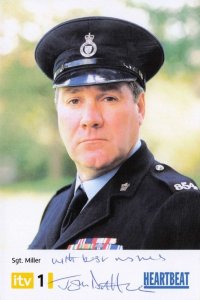 John Duttine as Sgt Miller Heartbeat RARE HAND Signed Cast Card Photo
