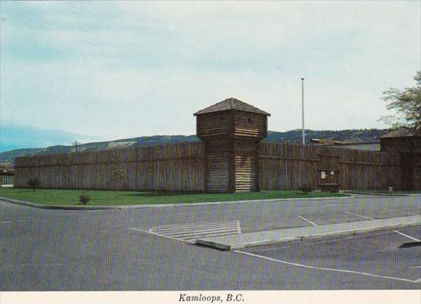 Canada British Columbia Kamloops Reconstructed Fort In Riverside Park