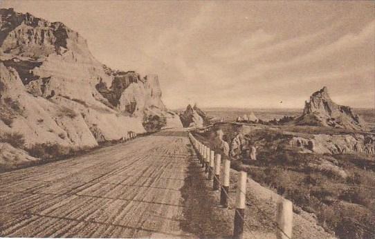 Cedar Pass Badlands Nat Monument South Dakota Albertype