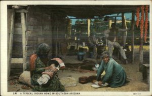 Native Indians Southern Arizona AZ Publ by Harry Herz c1920 Postcard