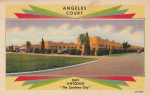 Postcard Angeles Court San Antonio Texas TX