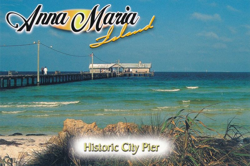Anna Maria FL, Florida - Historic City Pier near Tampa Bay