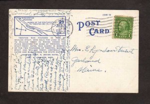 NJ The Stacy Trent Hotel George Croker Trenton New Jersey Postcard