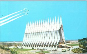 Cadet Chapel US Air Force Academy Colorado Postcard