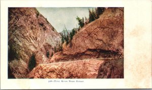 USA Toll Road Near Colorado Vintage Postcard 09.53