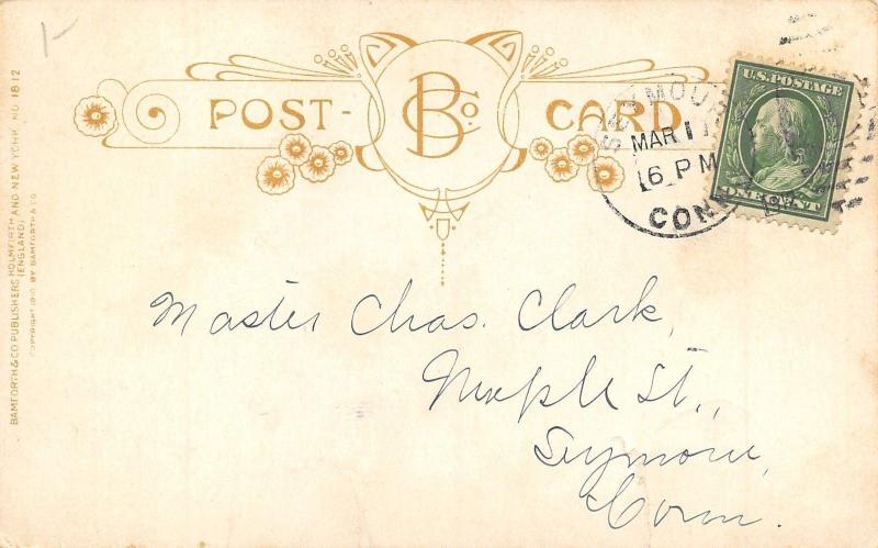 Seymour CT Cancel~Books That Help Boy Climb Up To Get Jar~Pilgrims Progress 1906