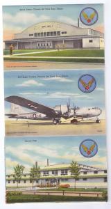 Military Chanute Air Force Base Postcard Large Letter Folder