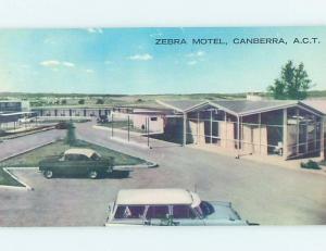 1960's ZEBRA MOTEL Canberra Australia B7152