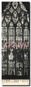 Old Postcard D Auch Cathedrale Chapelle Du Holy Heart of Mary Stained Glass