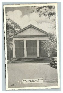 Vintage 1940's Postcard First Presbyterian Church Fayetteville Tennessee