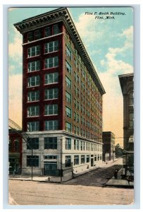 C.1900-07 Flint P Smith Building, Flint, Mich. Postcard P154E