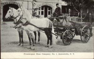 Jamestown NY Fire Dept c1910 Postcard #1 PRENDERGAST CO Exc Cond