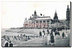 Old Postcard Ostende Kursaal La Digue